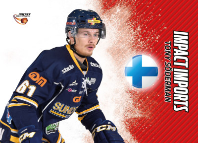 Impact Imports 2015-16 HockeyAllsvenskan #II20 Tony Söderman