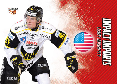 Impact Imports 2015-16 HockeyAllsvenskan #II23 Cody Murphy
