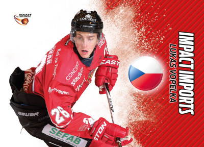 Impact Imports 2015-16 HockeyAllsvenskan #II28 Lukas Vopelka