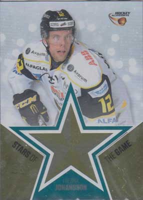 Stars of the Game Parallel 2015-16 HockeyAllsvenskan #SG13 Fredrik Johansson XX/20