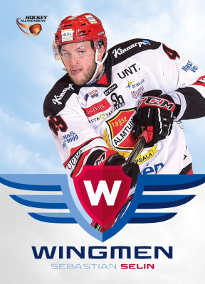Wingmen 2015-16 HockeyAllsvenskan #WI02 Sebastian Selin