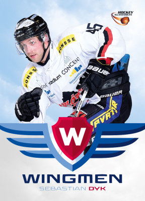 Wingmen 2015-16 HockeyAllsvenskan #WI03 Sebastian Dyk