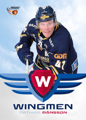 Wingmen 2015-16 HockeyAllsvenskan #WI10 Mathias Månsson