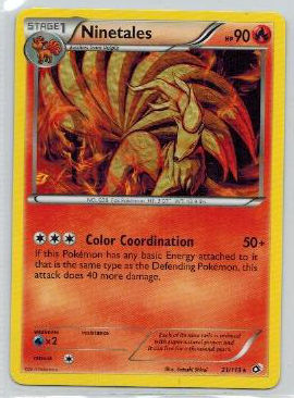 Pokemon, Legendary Treasures, Ninetales - 21/113 - Rare
