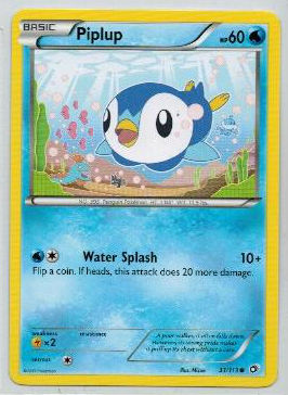 Pokemon, Legendary Treasures, Piplup - 33/113 - Common