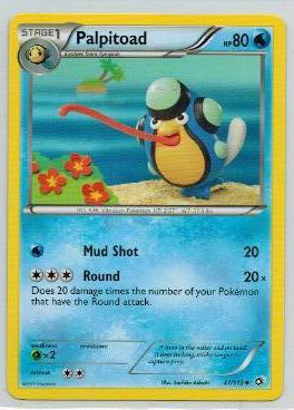 Pokemon, Legendary Treasures, Palpitoad - 41/113 - Uncommon