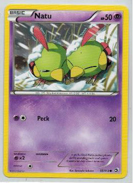 Pokemon, Legendary Treasures, Natu - 55/113 - Common