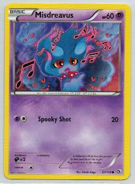 Pokemon, Legendary Treasures, Misdreavous - 57/113 - Common