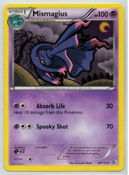 Pokemon, Legendary Treasures, Mismagius - 58/113 - Rare
