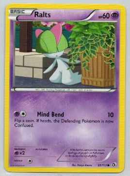 Pokemon, Legendary Treasures, Ralts - 59/113 - Common