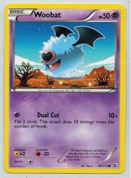 Pokemon, Legendary Treasures, Woobat - 64/113 - Common