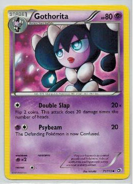 Pokemon, Legendary Treasures, Gothorita - 71/113 - Uncommon