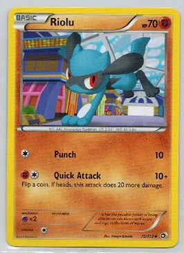 Pokemon, Legendary Treasures, Riolu - 79/113 - Uncommon