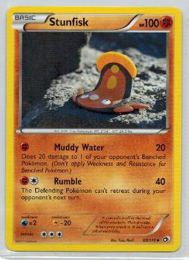Pokemon, Legendary Treasures, Stunfisk - 83/113 - Uncommon