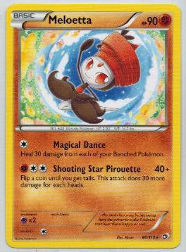 Pokemon, Legendary Treasures, Meloetta - 86/113 - Rare