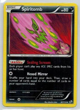 Pokemon, Legendary Treasures, Spiritomb - 87/113 - Uncommon
