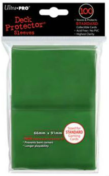 Deck protector sleeves, 100st, Grön - Ultra Pro