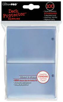 Deck protector sleeves, 100st, Transparent - Ultra Pro