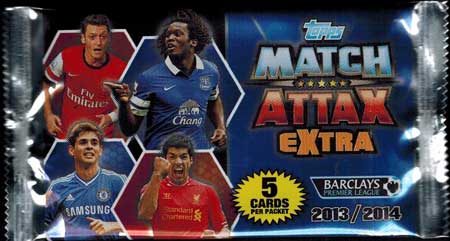 Paket, Topps Match Attax EXTRA Premier League 2013-14