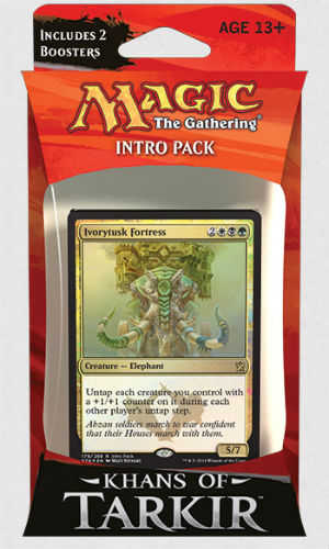 Magic, Khans of Tarkir, Intro Pack, Abzan Siege (Vit/Svart/Grön)