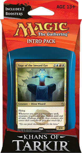Magic, Khans of Tarkir, Intro Pack, Jeskai Monks (Vit/Blå/Röd)