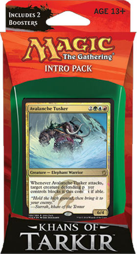 Magic, Khans of Tarkir, Intro Pack, Temur Avalanche (Blå/Röd/Grön)