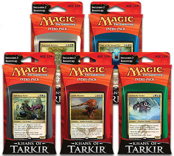 Magic, Khans of Tarkir, Intro Pack, Alla fem set