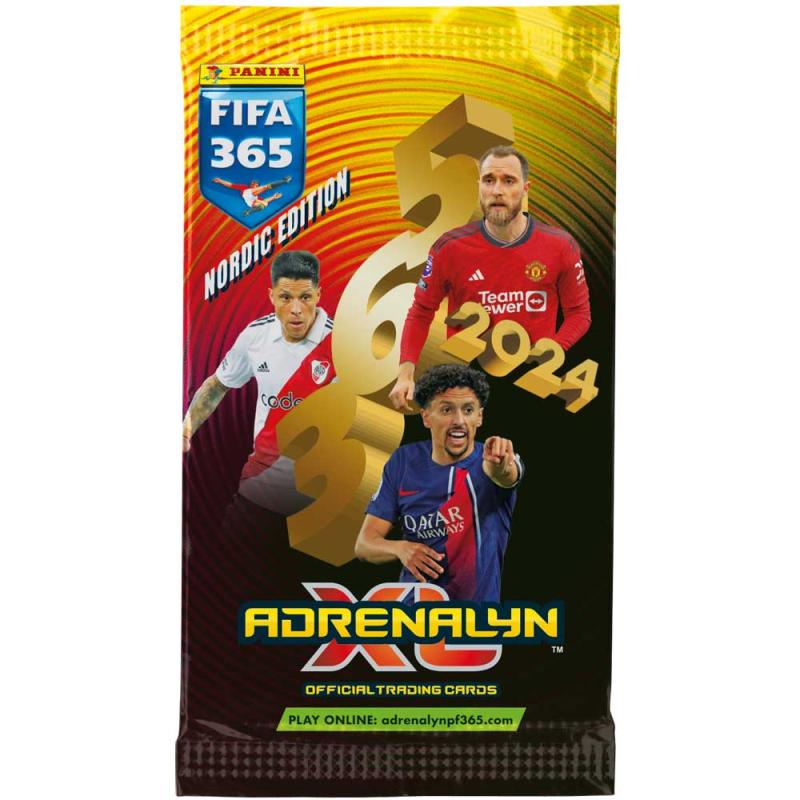 1st Paket Panini Adrenalyn XL FIFA 365 Nordic Edition 2024