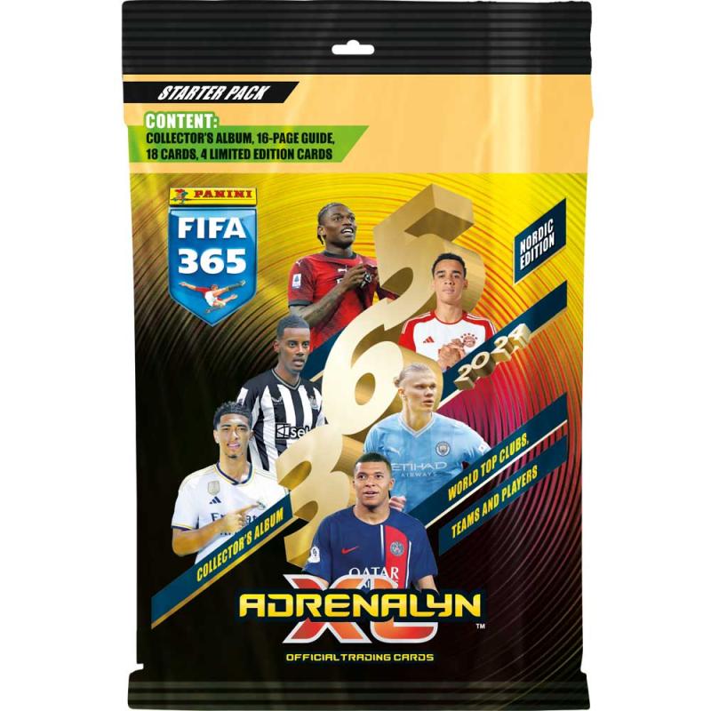 1st Starter Pack Panini Adrenalyn XL FIFA 365 Nordic Edition 2024