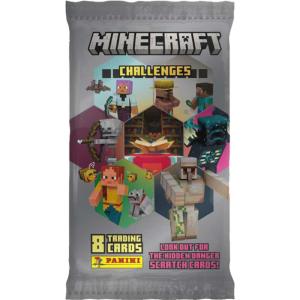 Minecraft 4 (Challenges), Paket med 8 st samlarkort [Silver]