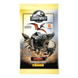1st Paket (6 kort) Jurassic World ROAR! Trading Card Game [PAN2529-1]