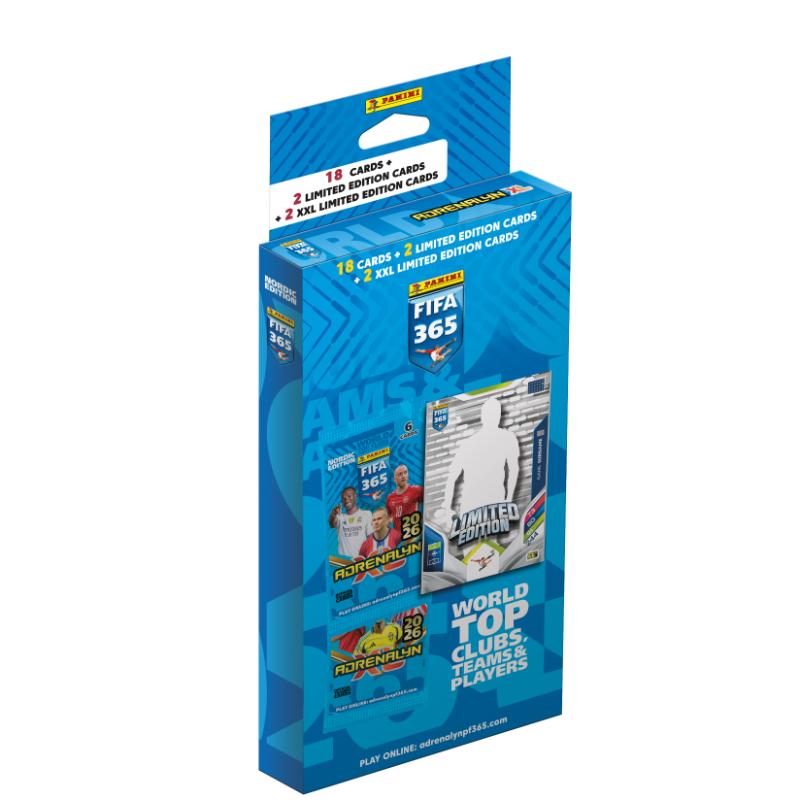 1st XXL Maxi Blister Panini Adrenalyn XL FIFA 365 Nordic Edition 2026 [PAN2544]