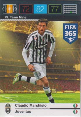 Team Mate, 2015-16 Adrenalyn FIFA 365 #079 Claudio Marchisio