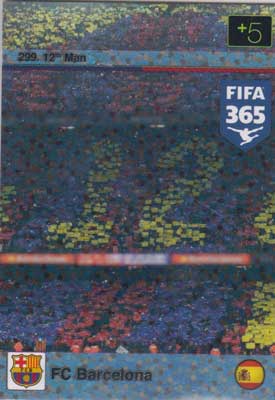 12th Man, 2015-16 Adrenalyn FIFA 365 #299 FC Barcelona