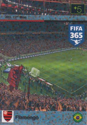 12th Man, 2015-16 Adrenalyn FIFA 365 #303 Flamengo