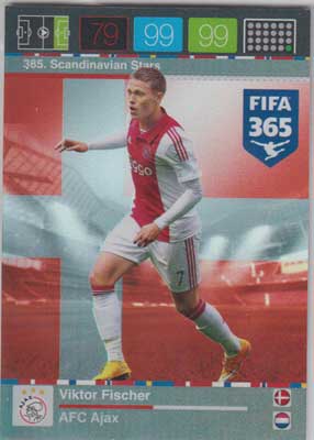 Scandinavian Star, 2015-16 Adrenalyn FIFA 365 #385 Viktor Fischer