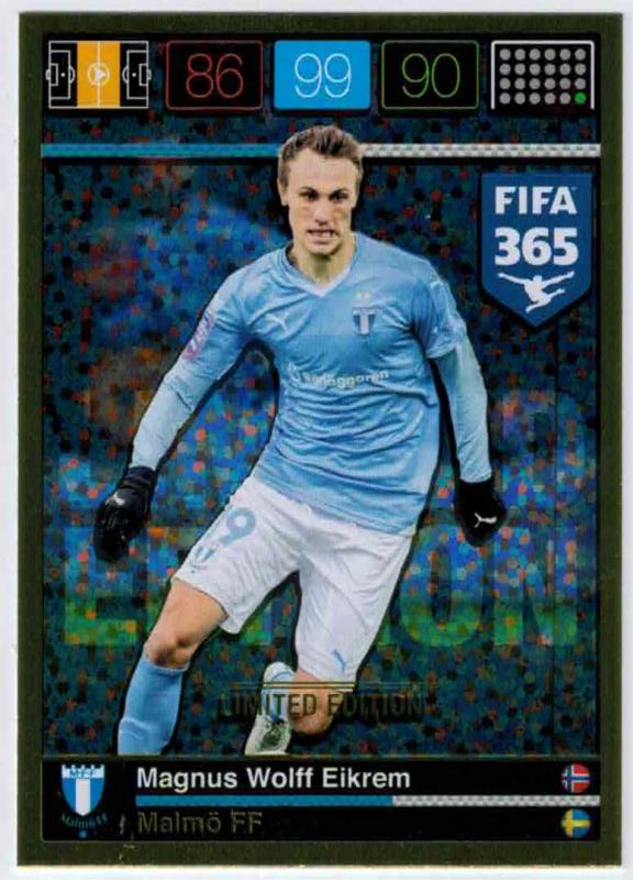 Limited Edition, 2015-16 Adrenalyn FIFA 365 Eikrem
