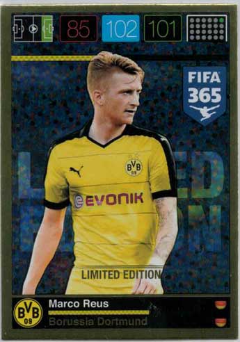 Limited Edition, 2015-16 Adrenalyn FIFA 365 Marco Reus