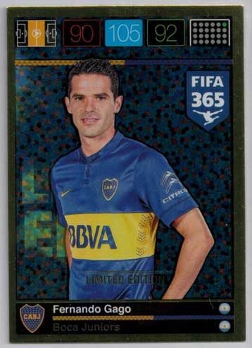 Limited Edition, 2015-16 Adrenalyn FIFA 365 Fernando Gago