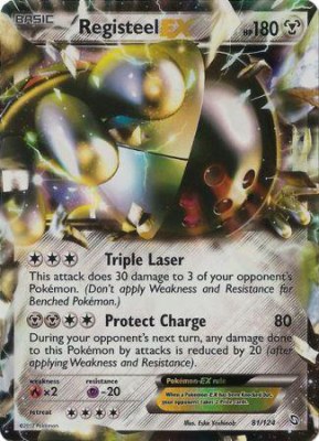 Pokémon, Dragons Exalted, Registeel EX - 81/124 - Ultra Rare