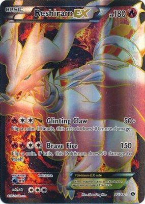 Black & White 4: Next Destinies, Reshiram EX - 95/99 - Full Art Ultra Rare