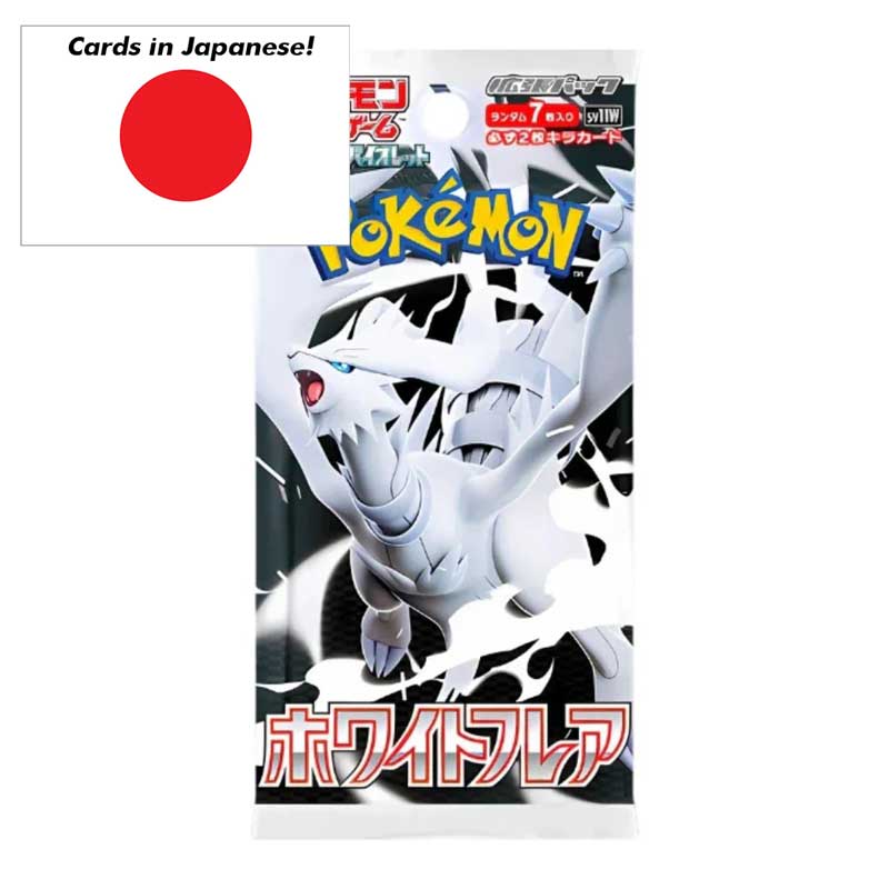 Pokémon White Flare (sv11W) Booster paket (7 kort) – JAPANSK [POKsv11W-1]