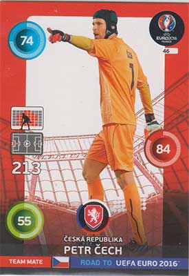 Team Mates, Adrenalyn Road to Euro 2016, CZE, Petr Cech