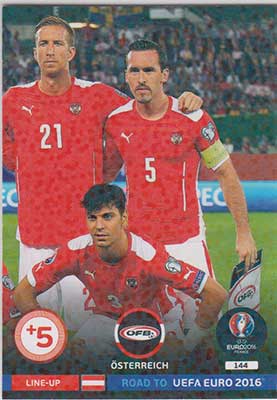 Line-up Cards, Adrenalyn Road to Euro 2016, Österreich (3)