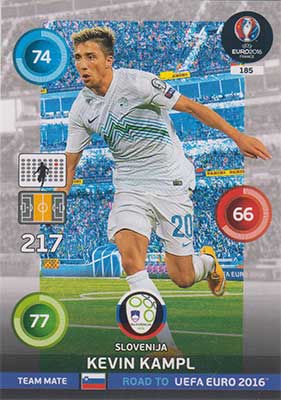 Team Mates, Adrenalyn Road to Euro 2016, SVN, Kevin Kampl