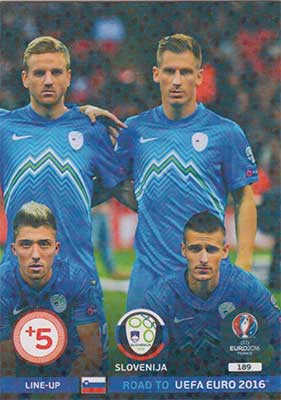 Line-up Cards, Adrenalyn Road to Euro 2016, Slovenija (3)