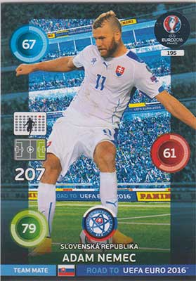 Team Mates, Adrenalyn Road to Euro 2016, SVK, Adam Nemec