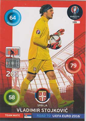 Team Mates, Adrenalyn Road to Euro 2016, SRB, Vladimir Stojkovic