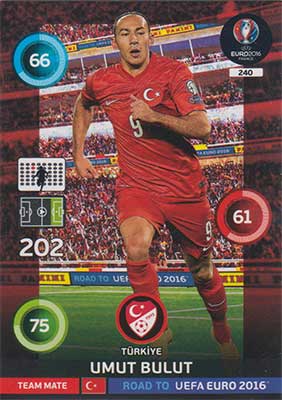 Team Mates, Adrenalyn Road to Euro 2016, TUR, Umut Bulut