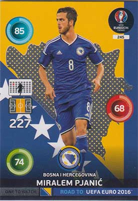 Ones to Watch, Adrenalyn Road to Euro 2016, BIH, Miralem Pjanic